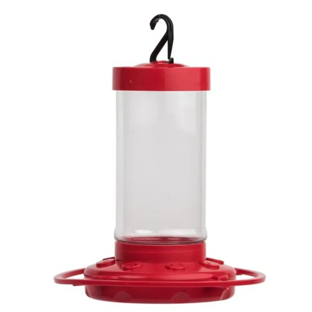 (2 pack) Hummingbird Feeder, 16 oz, Red, Plastic